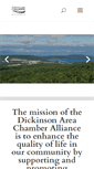 Mobile Screenshot of dickinsonchamber.com